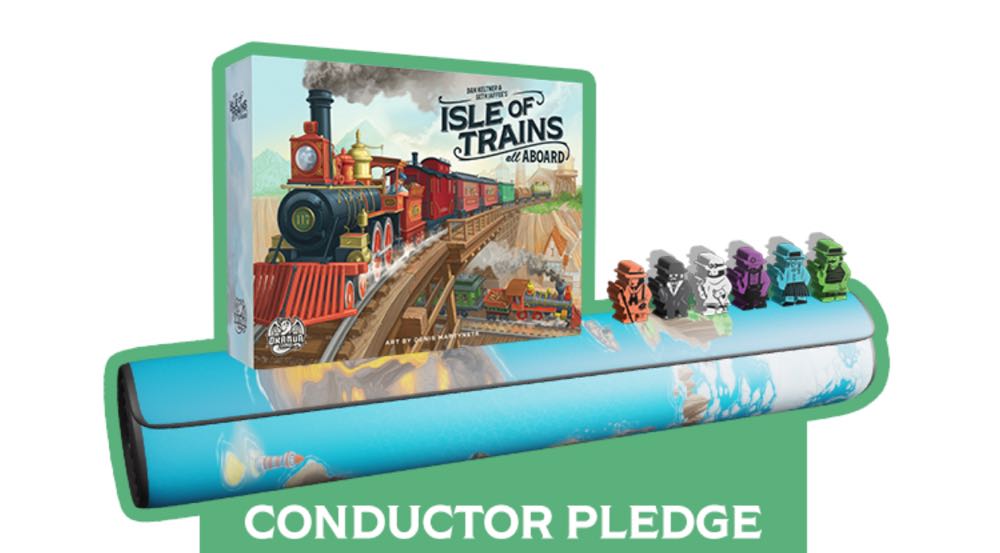 Isle of Trains: Playmat  (1-4) board game collectible - Main Image 2