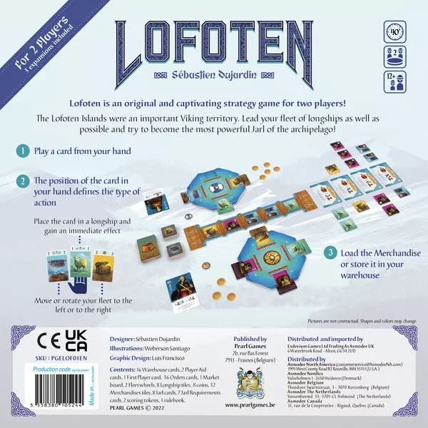 Lofoten  (2) board game collectible [Barcode 3558380105244] - Main Image 2
