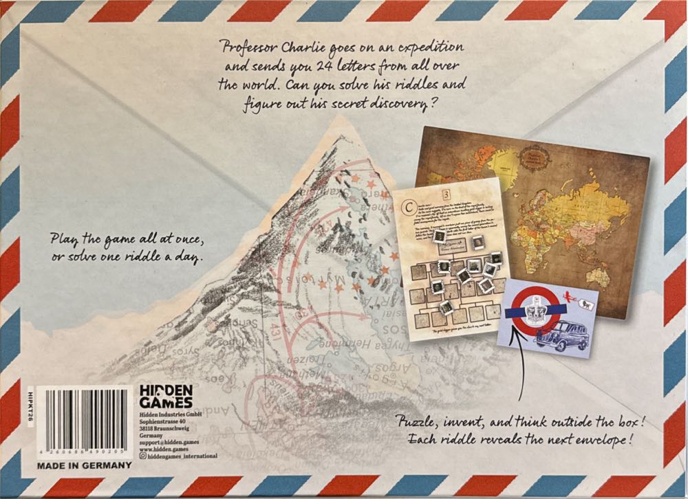 Professor Charlie’s World Tour  (1+) board game collectible [Barcode 4260686490205] - Main Image 2