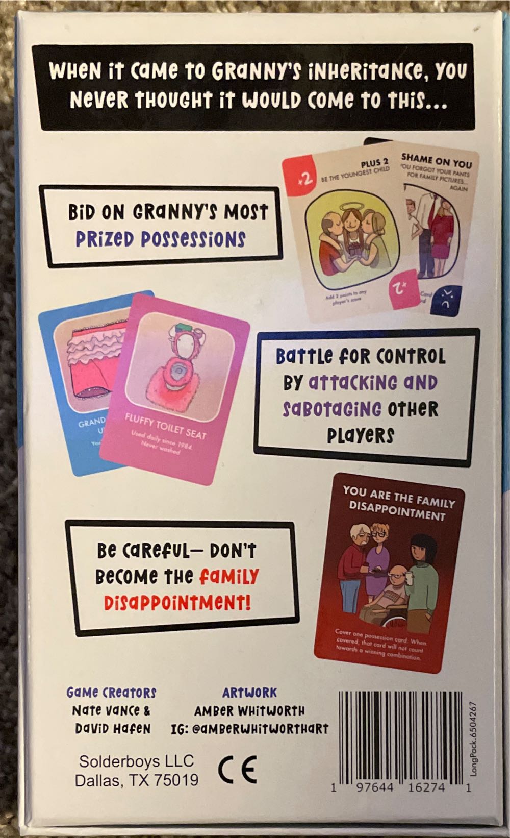 Dead Grandma  (2-4) board game collectible [Barcode 197644162741] - Main Image 2