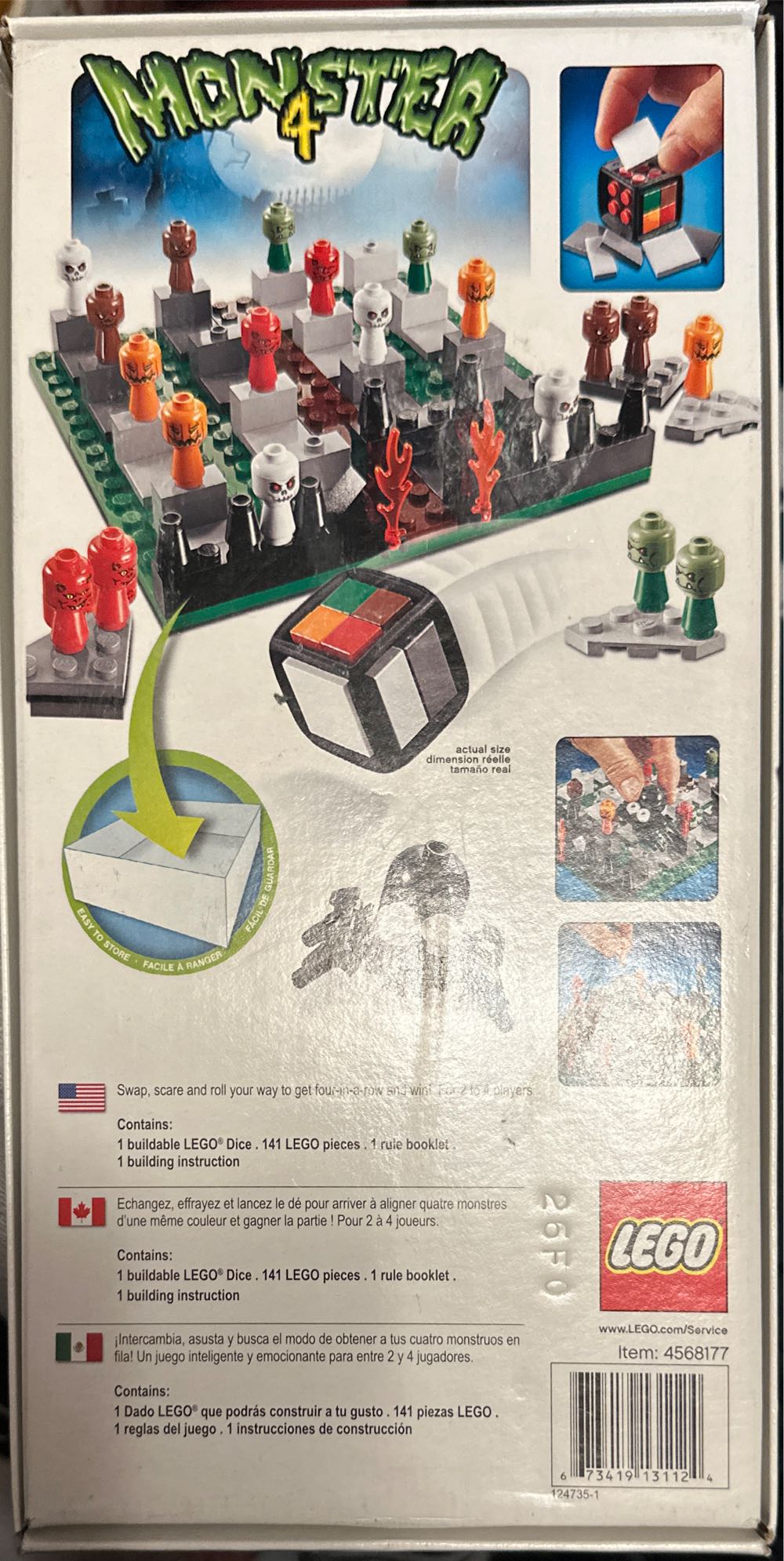 Lego Monster 4 Game  board game collectible [Barcode 673419131124] - Main Image 2