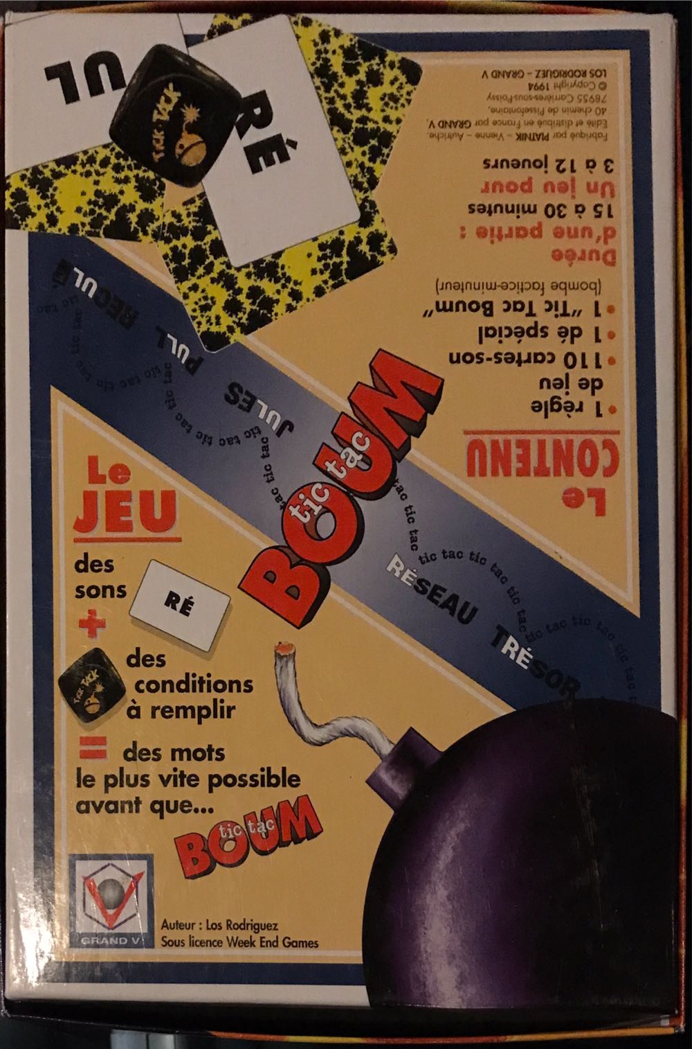 Tic Tac Boum  board game collectible [Barcode 9001890787546] - Main Image 2