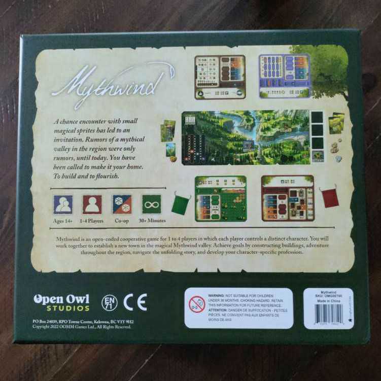 Mythwind  (1-4) board game collectible [Barcode 672975796129] - Main Image 2