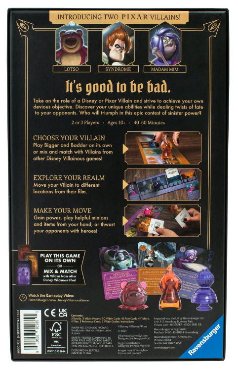 Villainous: Perfectly Wretched  (2+ Players) board game collectible [Barcode 810558018668] - Main Image 2