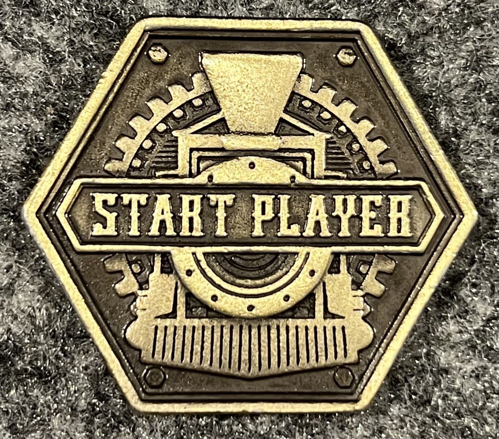 Mini Express: Metal Priority Deal Coin  board game collectible [Barcode 790757739185] - Main Image 3