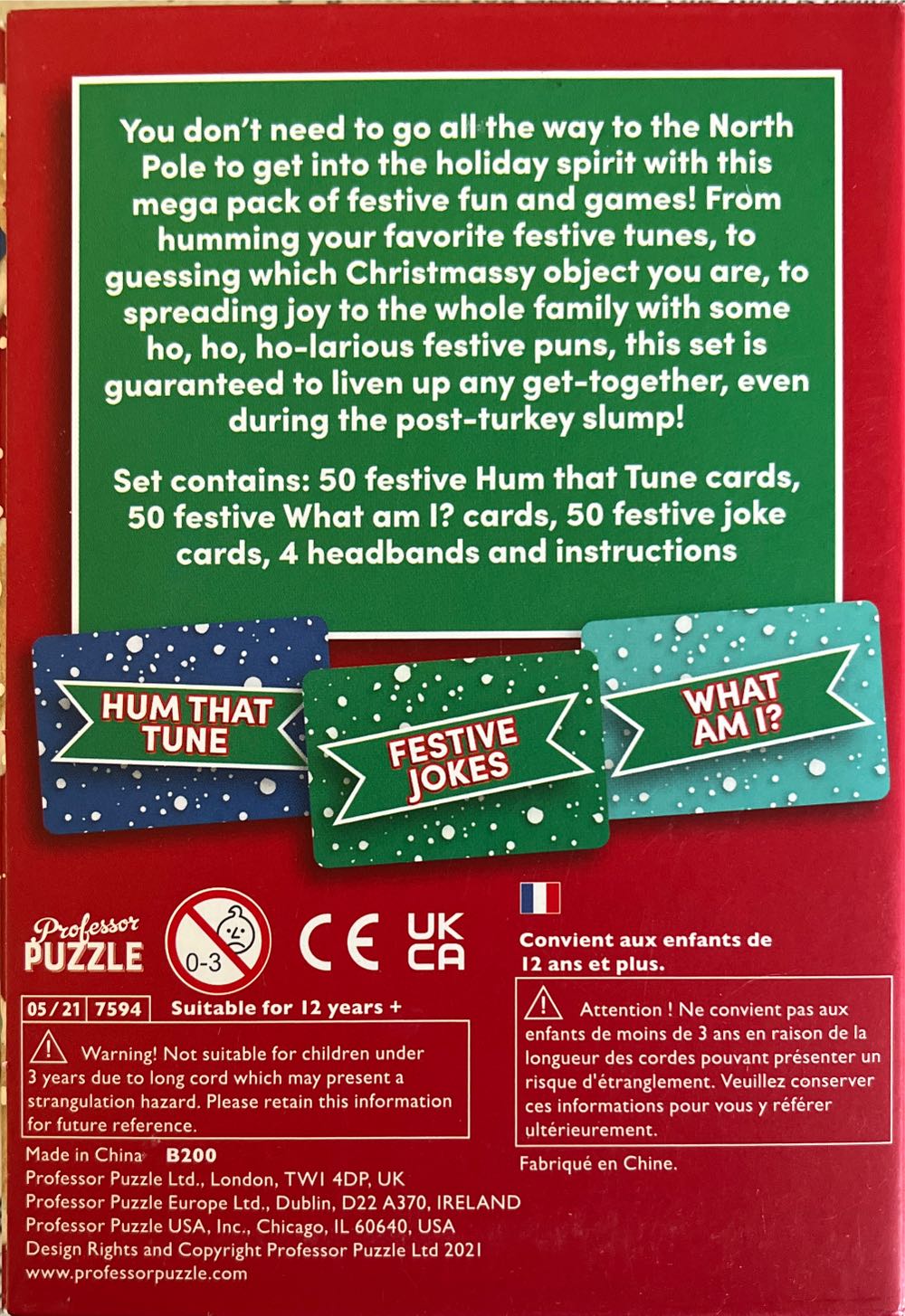 Snow Much Fun 3 in 1 Festive Pack  (2+) board game collectible - Main Image 2