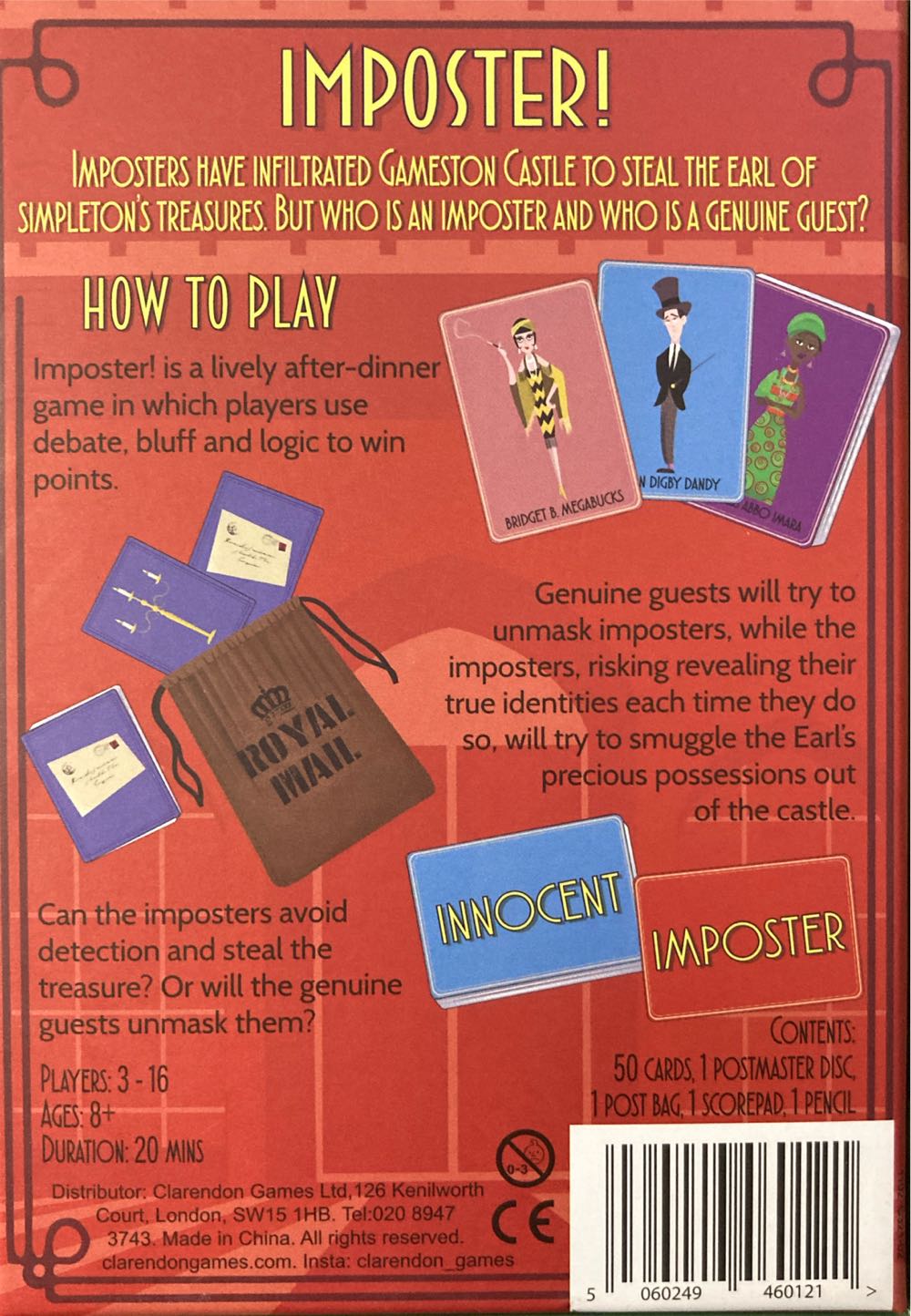 Imposter!  (3-16) board game collectible [Barcode 5060249460121] - Main Image 2