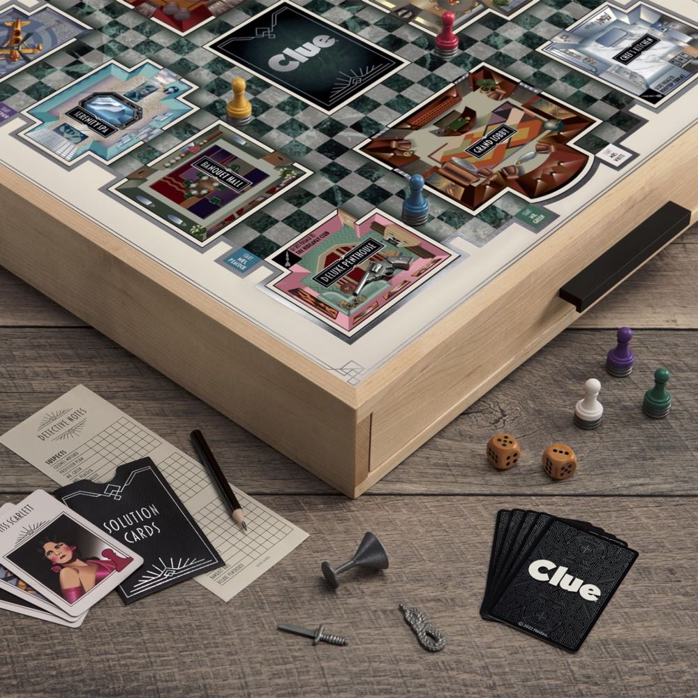 Clue Lux Editions (2022): Clue® MAPLE LUXE EDITION - The ROARING 20s  (3-6) board game collectible [Barcode 850031312180] - Main Image 4