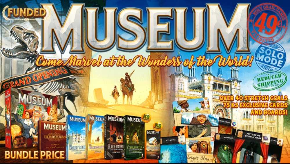 Museum Deluxe Kickstarter Edition  (1-4) board game collectible [Barcode 3770011479030] - Main Image 2