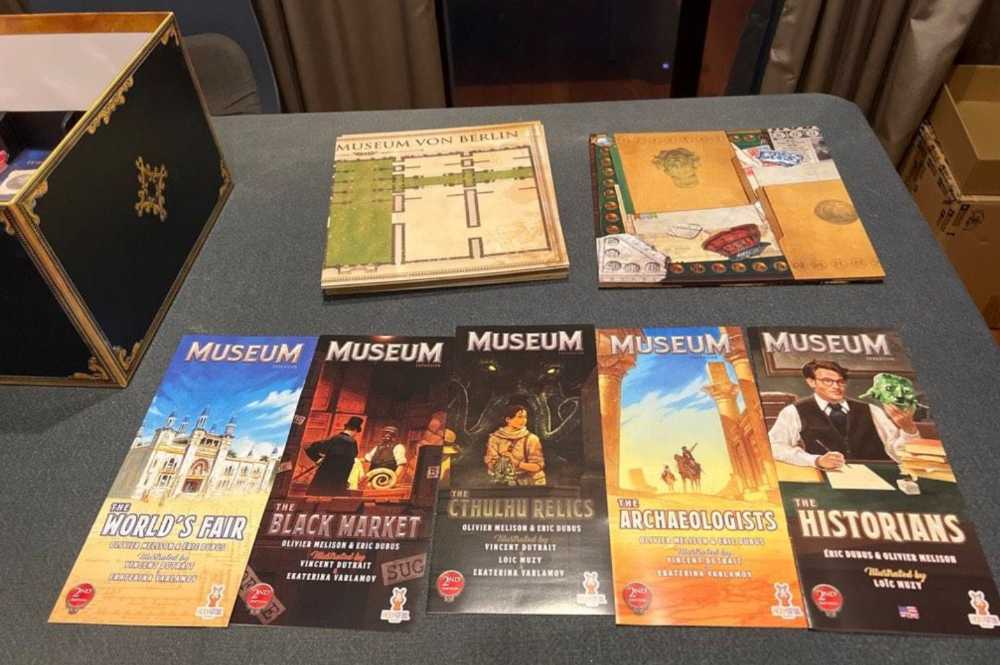 Museum Deluxe Kickstarter Edition  (1-4) board game collectible [Barcode 3770011479030] - Main Image 4