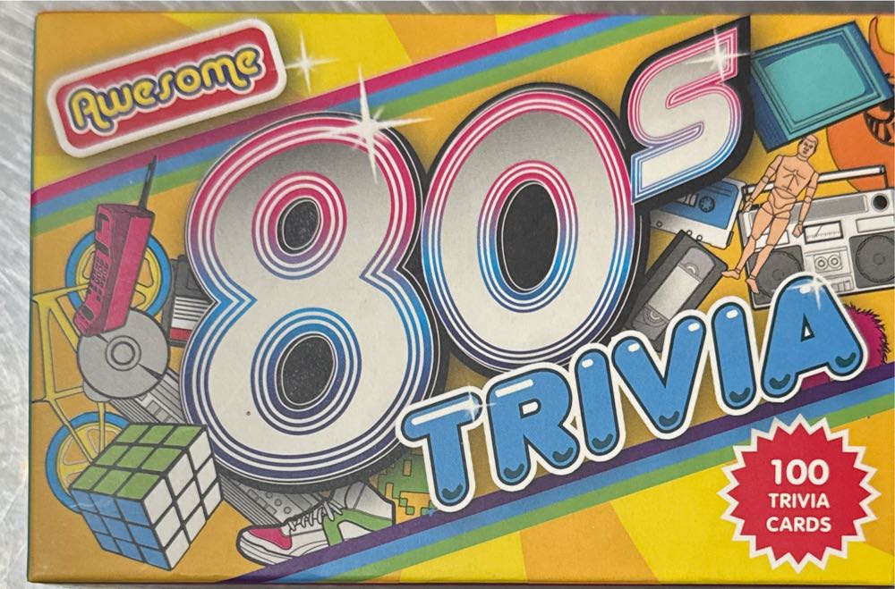 Spinning Hat Awesome 80’s Trivia Game  board game collectible [Barcode 5060096193913] - Main Image 2