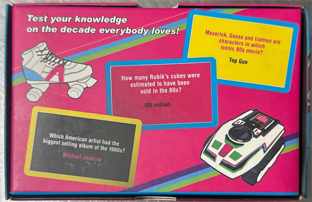 Spinning Hat Awesome 80’s Trivia Game  board game collectible [Barcode 5060096193913] - Main Image 3