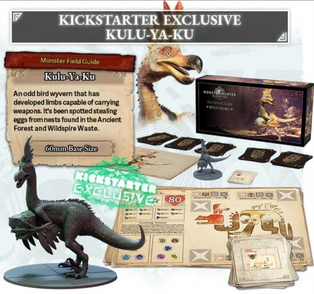 Monster Hunter World: TBG -  Kulu-Ya-Ku   (1-4) board game collectible [Barcode 5060453695951] - Main Image 2