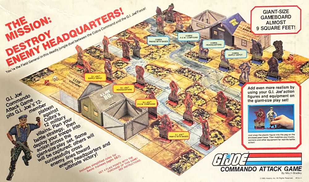 G.I. Joe Commando Attack Game  board game collectible [Barcode 032244045165] - Main Image 2