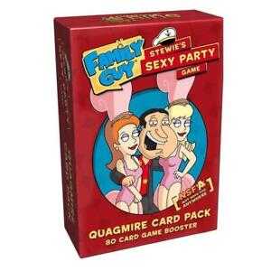 Family Guy Stewie’s Sexy Party Quagmire Card Pack Expansion Booster Stewie’s Sealed  board game collectible [Barcode 9781940825885] - Main Image 1