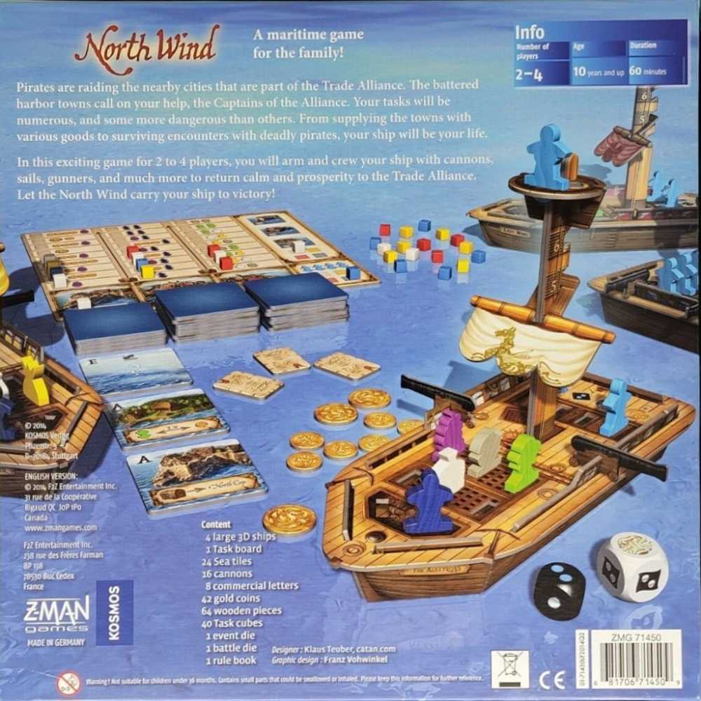 North Wind  (2-4) board game collectible [Barcode 681706714509] - Main Image 2