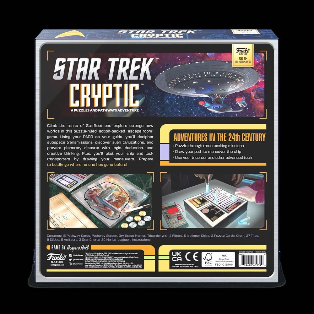 Star Trek: Cryptic  (1-99) board game collectible [Barcode 889698669399] - Main Image 2