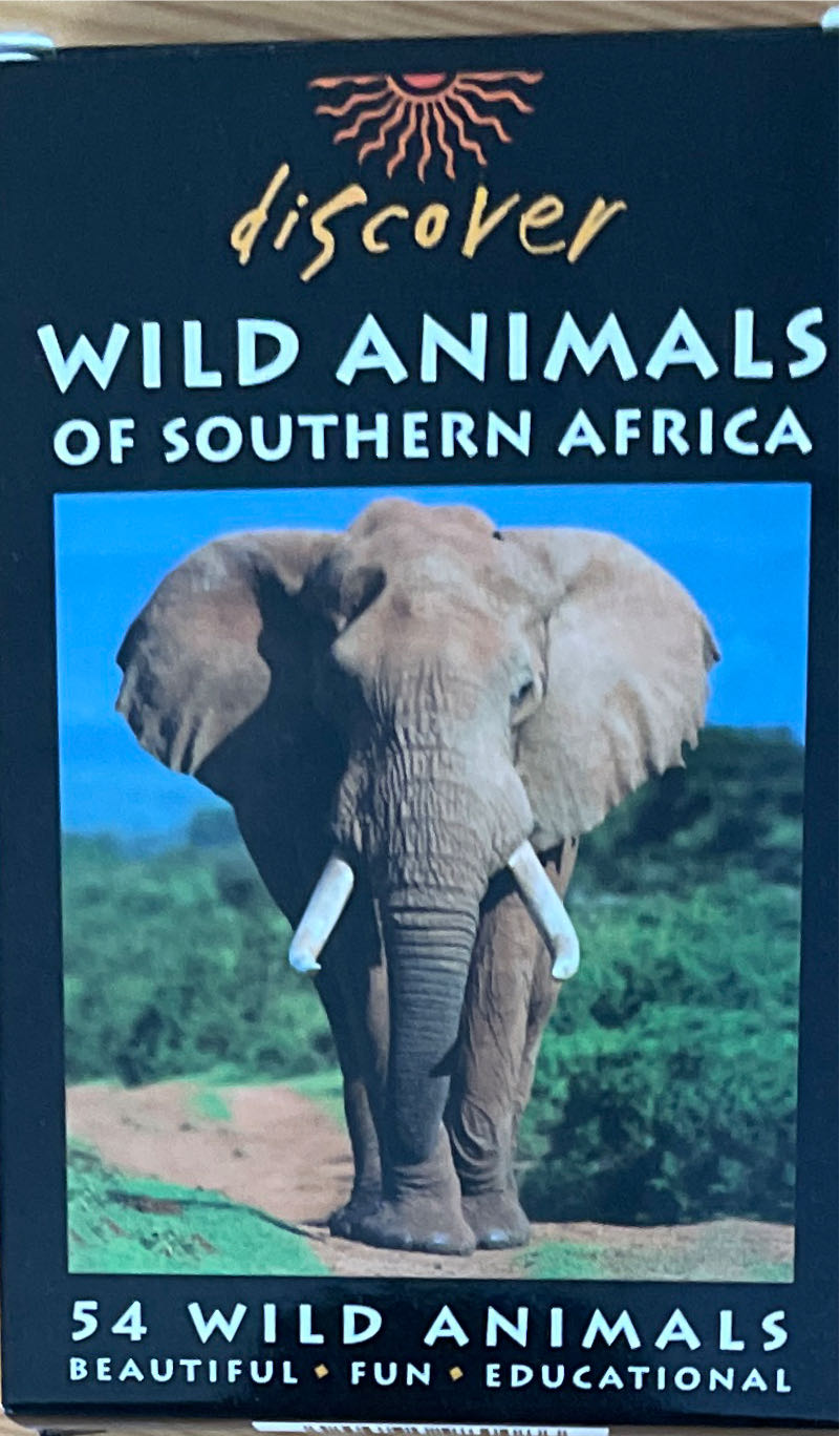 Discover Wild Animals Of Southern Africa Playing Cards  board game collectible [Barcode 6009835980086] - Main Image 2