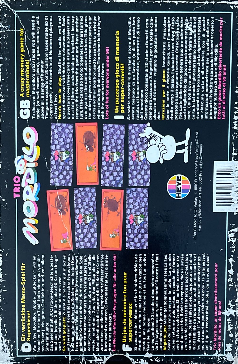 Trio Tricky Memo Heye  board game collectible [Barcode 4001689060213] - Main Image 2