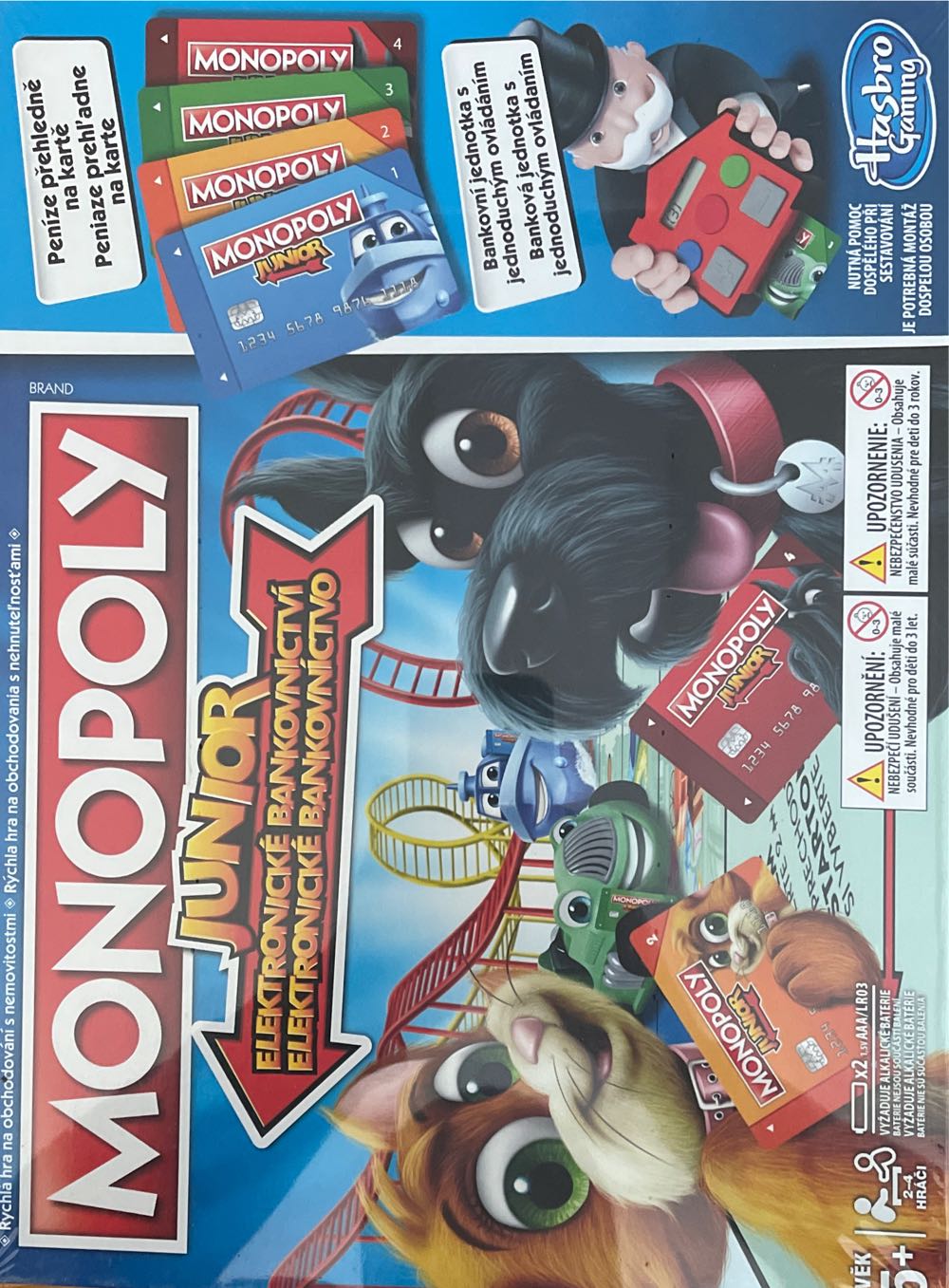 Monopoly Junior Electronic Banking Cz  (2-4) board game collectible [Barcode 5010993472826] - Main Image 2
