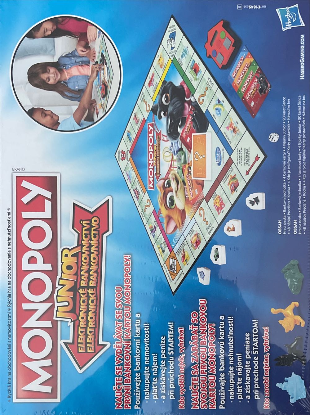 Monopoly Junior Electronic Banking Cz  (2-4) board game collectible [Barcode 5010993472826] - Main Image 3