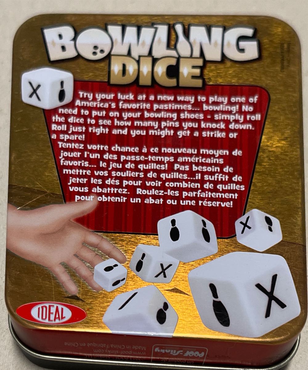 Bowling Dice  (2-6) board game collectible - Main Image 2