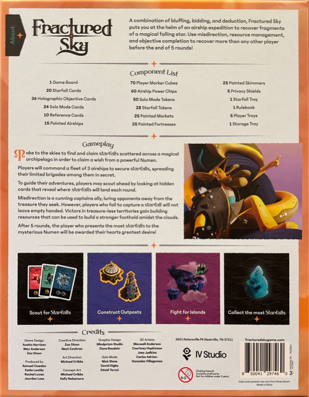 Fractured Sky: Deluxe✅  (1-5) board game collectible [Barcode 850041297460] - Main Image 2