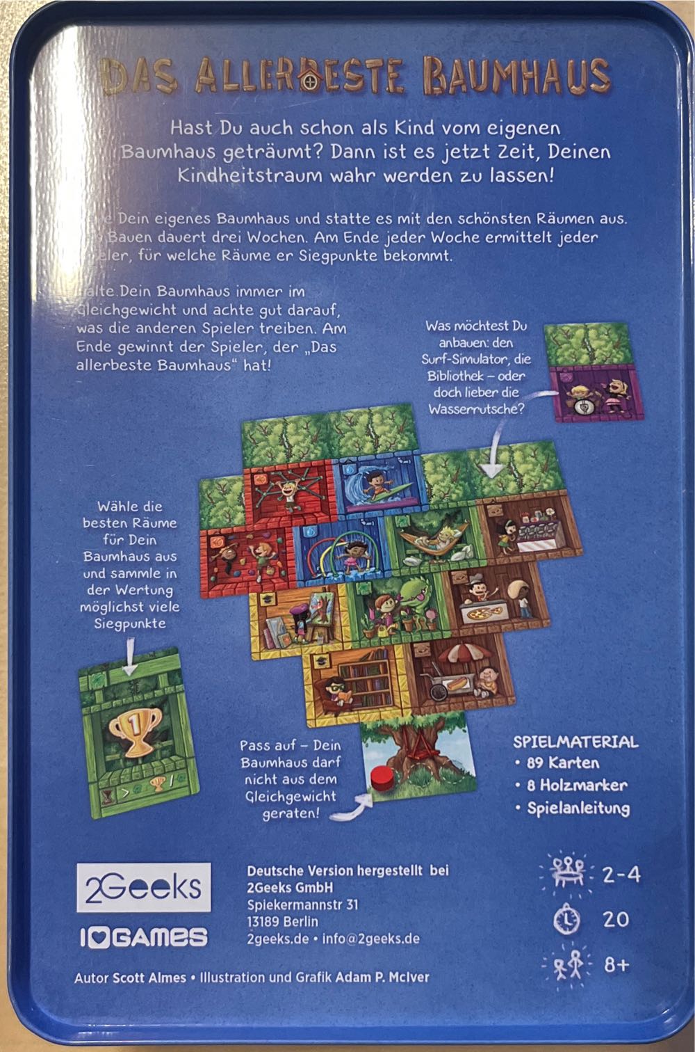 Das Allerbeste Baumhaus  (2-4) board game collectible [Barcode 4260426180038] - Main Image 2