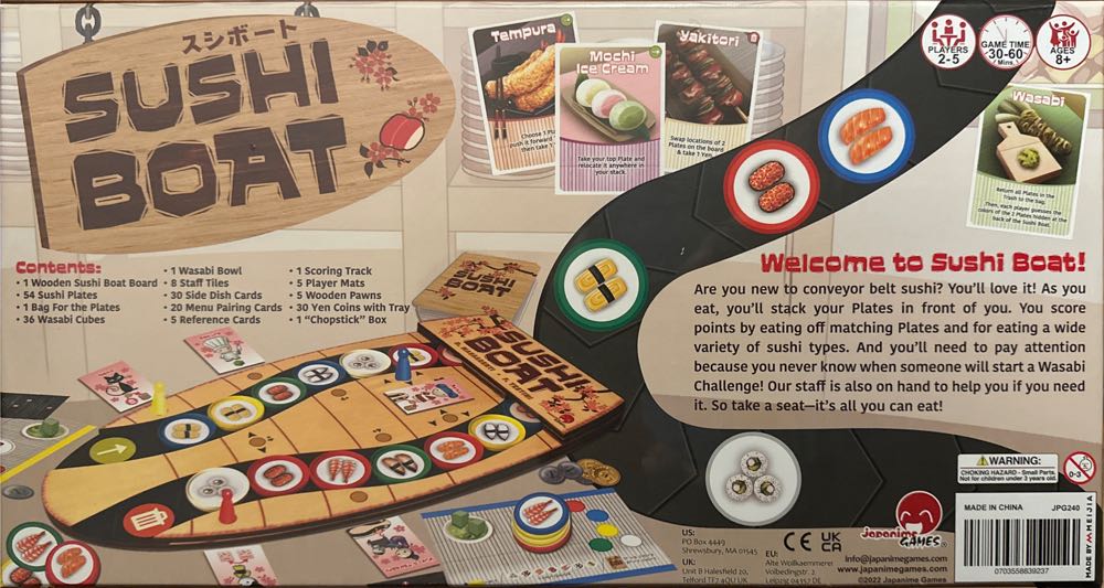 Sushi Boat  (2-5) board game collectible [Barcode 0703558839237] - Main Image 2