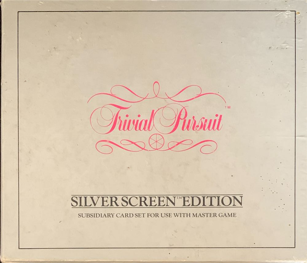 Trivial Pursuit Silver Screen Edition Subsidiary Card Set From  board game collectible [Barcode 9310457200627] - Main Image 2