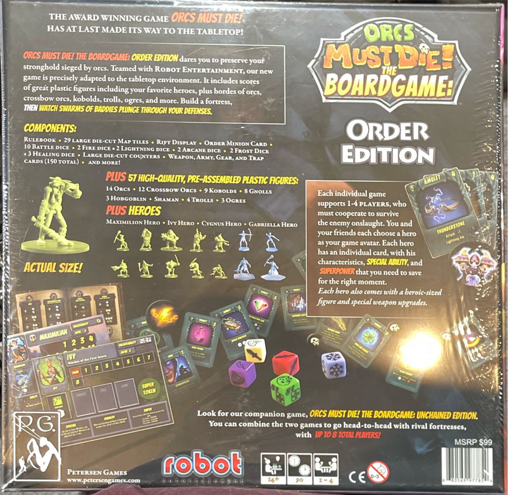 Orcs Must Die! The Board Game: Order Edition  board game collectible [Barcode 680569977854] - Main Image 2