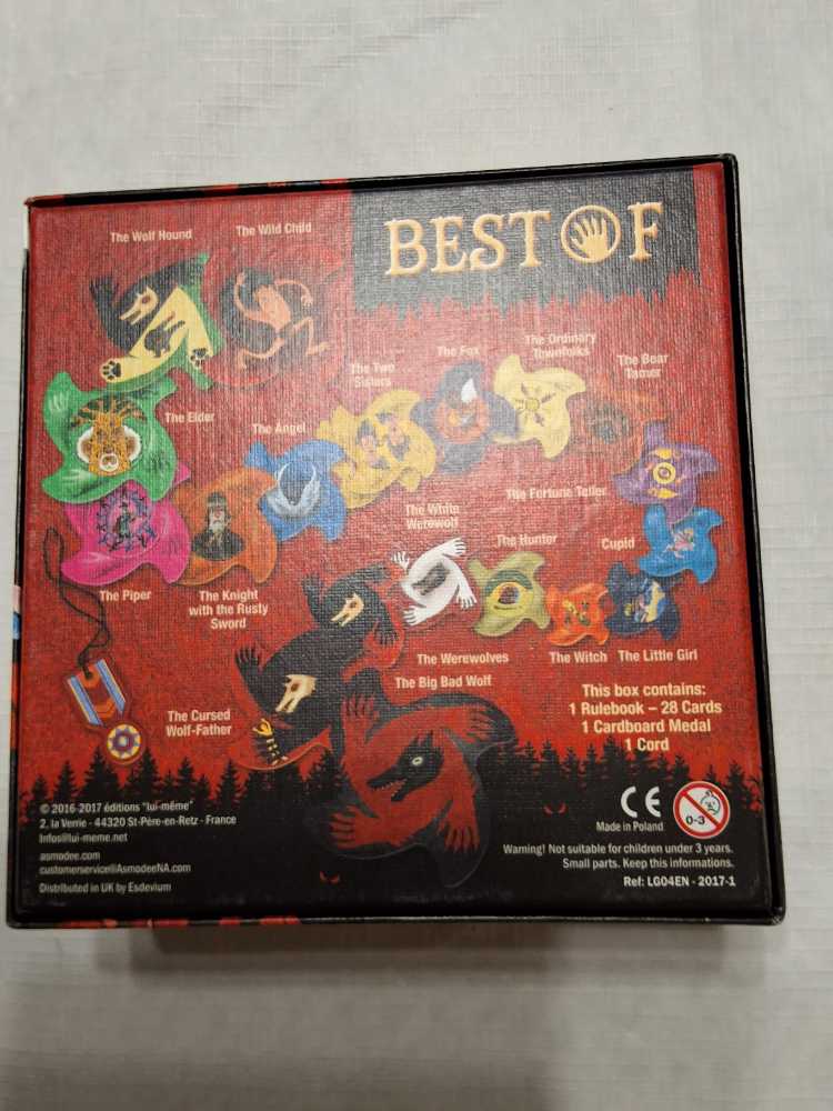 Best Of Werewolves Of Miller’s Hollow  board game collectible [Barcode 699788109922] - Main Image 2