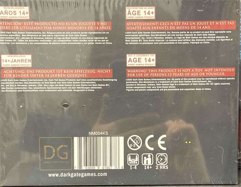 Neo-Morphosis: Infestation - 3D Tokens  board game collectible [Barcode 793888616578] - Main Image 2