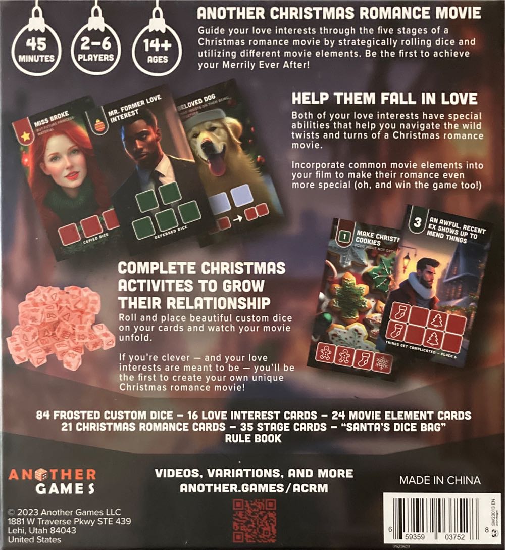 Another Christmas Romance Movie  (2-6) board game collectible [Barcode 659359037528] - Main Image 2