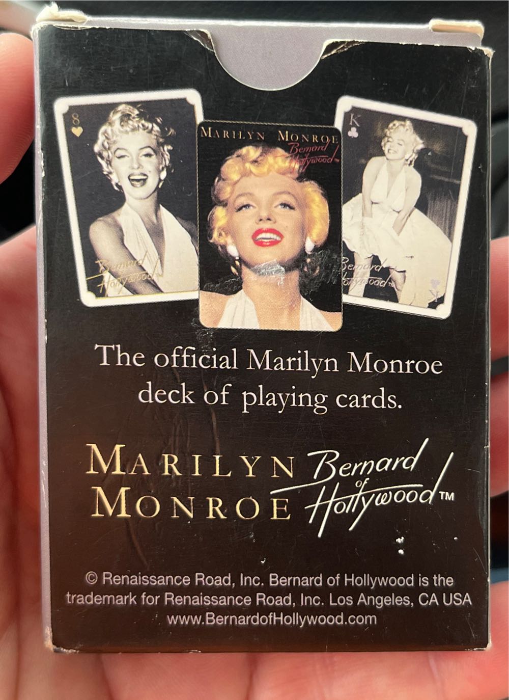 Marilyn Monroe Playing Cards Cosmos  board game collectible [Barcode 184709521858] - Main Image 2