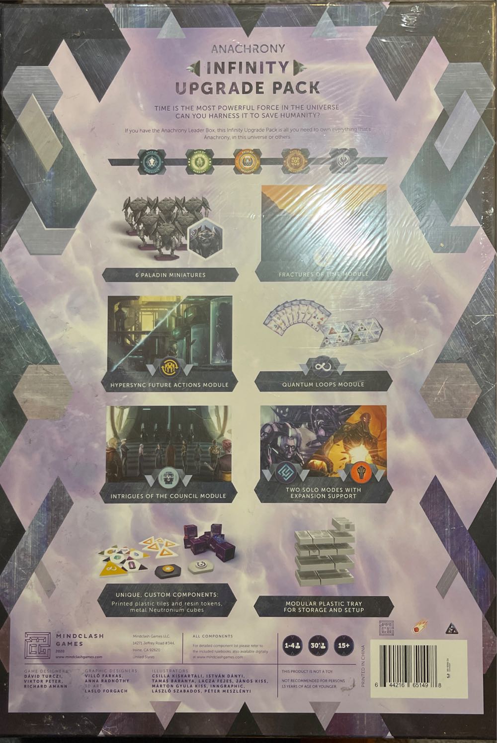 Anachrony: Infinity Upgrade Pack Edycja Kicksta  board game collectible [Barcode 644216651498] - Main Image 2