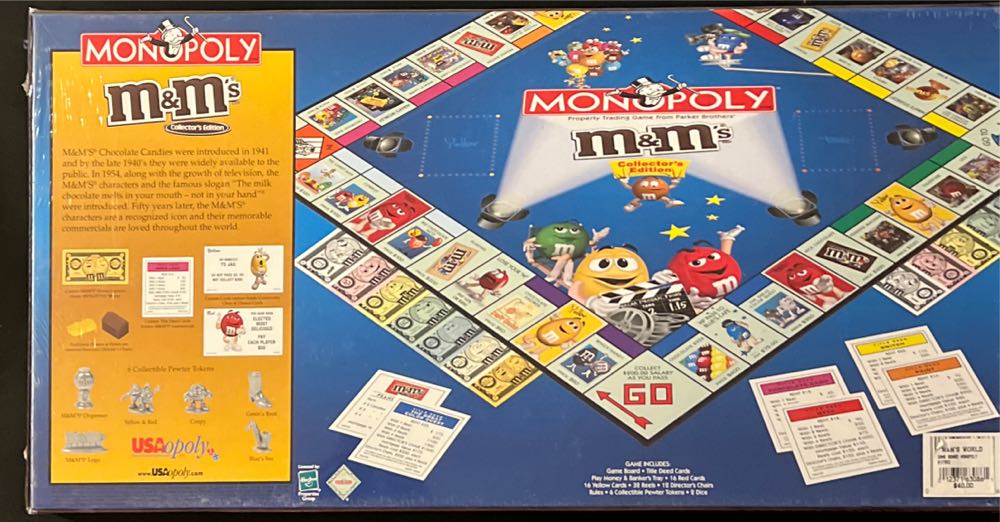 M&M’s Monopoly  (6) board game collectible [Barcode 012371630861] - Main Image 2