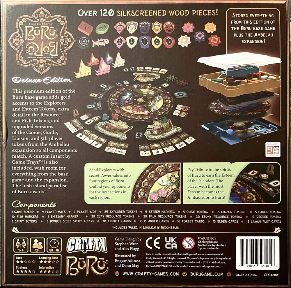 Buru (Deluxe Edition)  (1-4) board game collectible [Barcode 721867512849] - Main Image 2