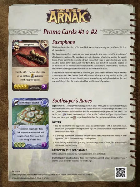 Lost Ruins of Arnak: Soothsayer’s Runes  board game collectible - Main Image 3