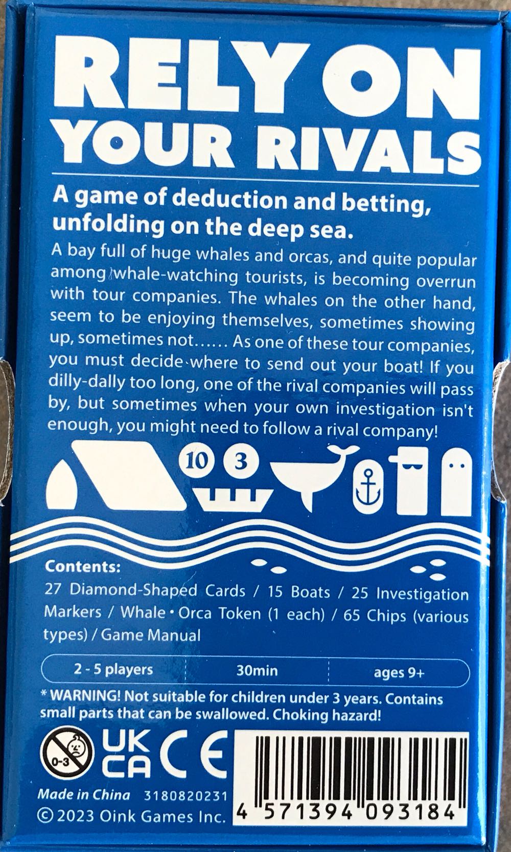 Whale To Look  (2-5) board game collectible [Barcode 4571394093184] - Main Image 2