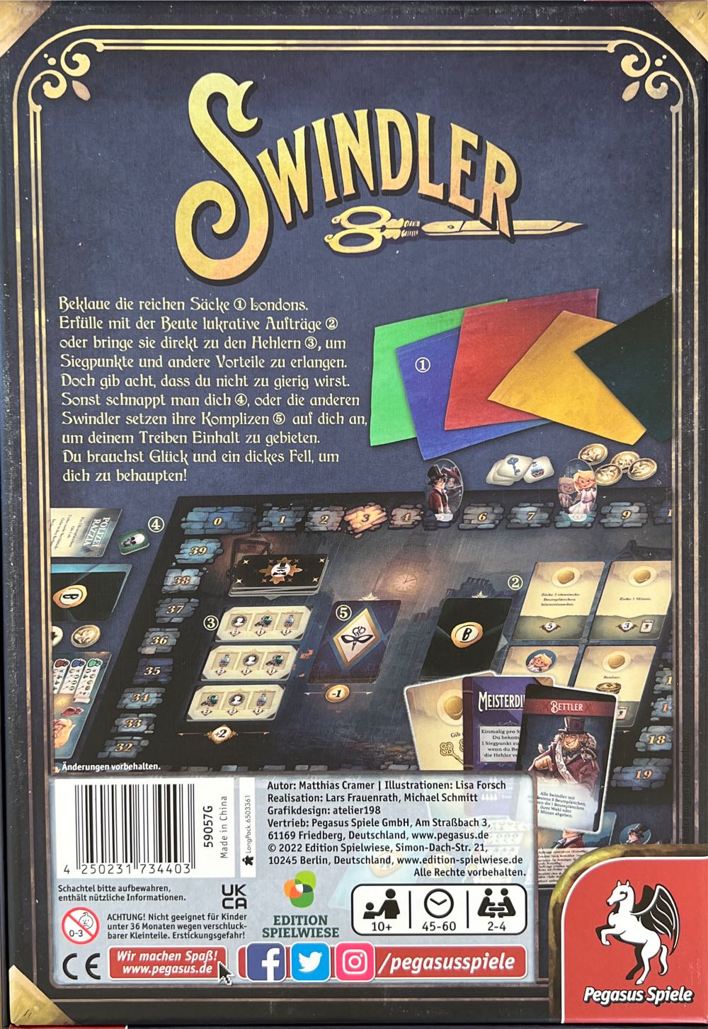 Swindler Edition Playground German Edition Playground  (2-4) board game collectible [Barcode 4250231734403] - Main Image 2