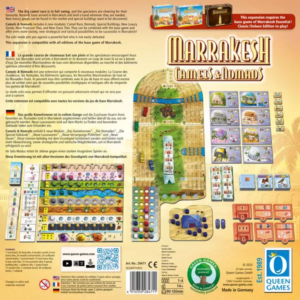 Marrakesh: Camels & Nomad  (1-4) board game collectible [Barcode 4010350284711] - Main Image 2