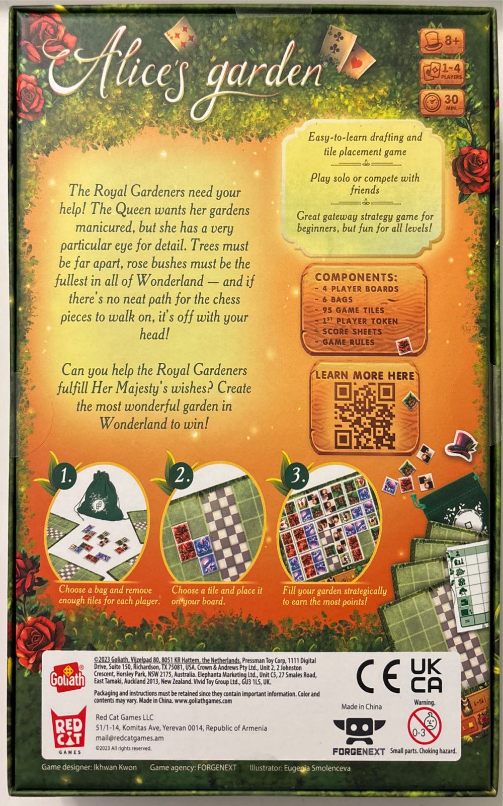 Alice’s Garden  (4) board game collectible [Barcode 8720077287181] - Main Image 2