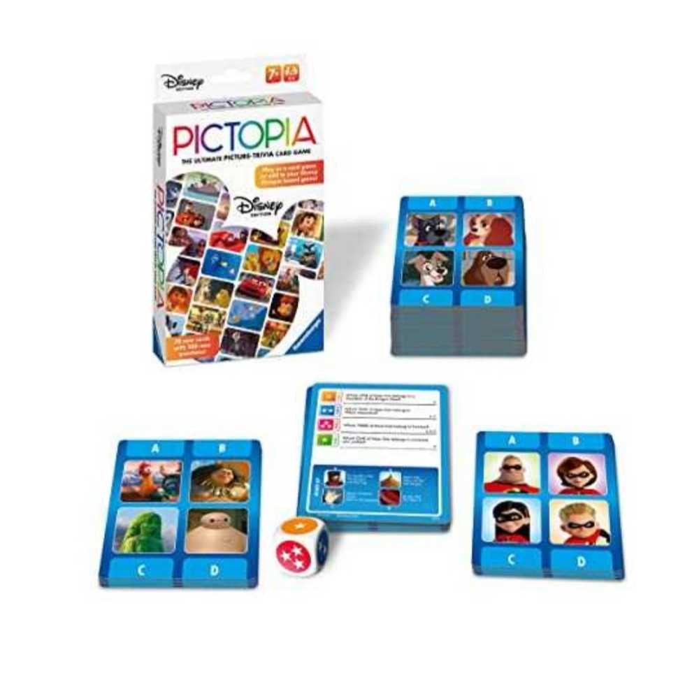 Pictopia Disney Card Game  (2 - 6) board game collectible [Barcode 810558019542] - Main Image 3
