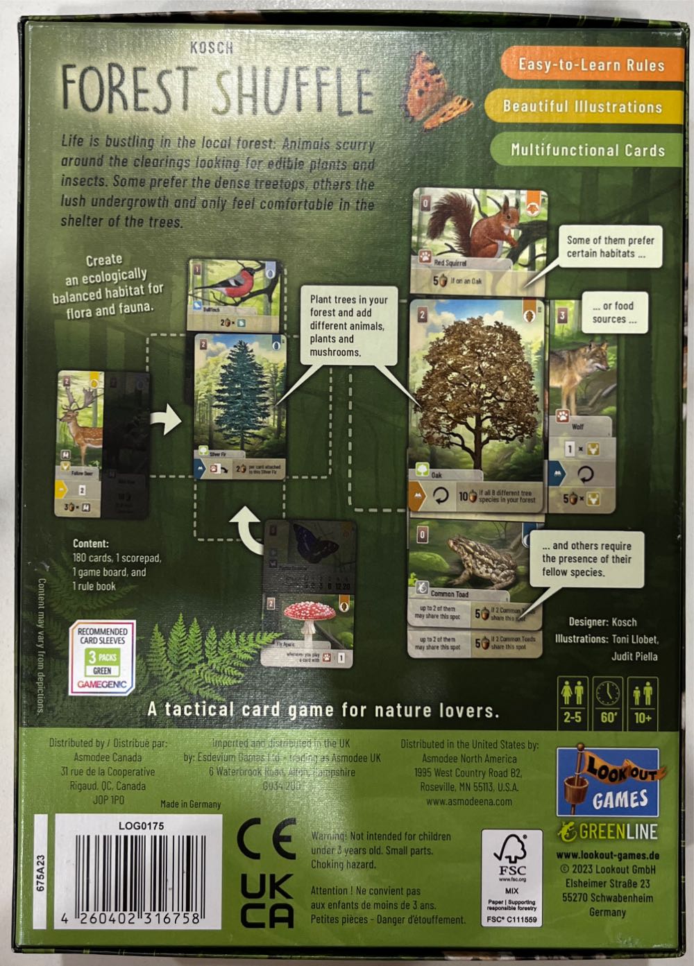 Forest Shuffle  (2-5) board game collectible [Barcode 4260402316758] - Main Image 2