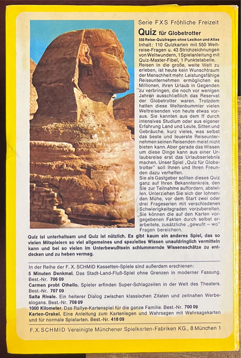 Quiz Für Globetrotter  (1) board game collectible - Main Image 2