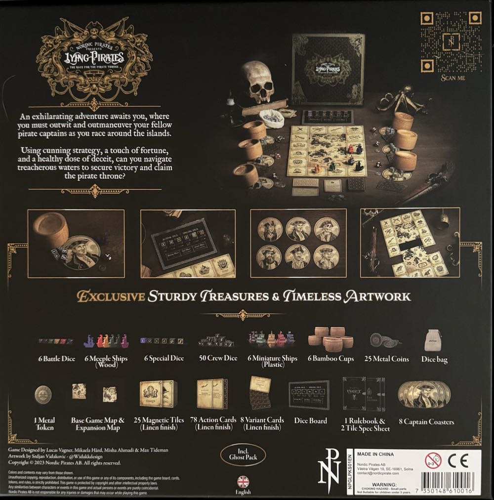 Lying Pirates Deluxe Edition  (2-6) board game collectible [Barcode 7350148610016] - Main Image 2