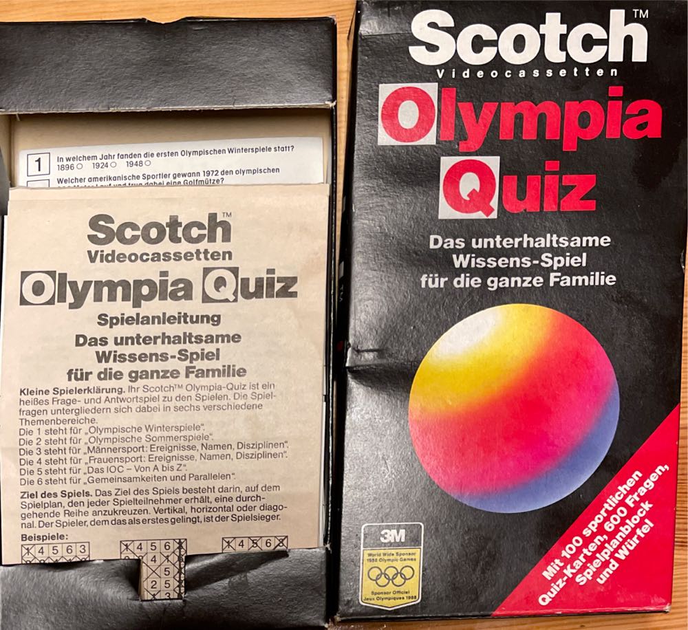 Scotch Olympia Quiz  (2+) board game collectible - Main Image 1