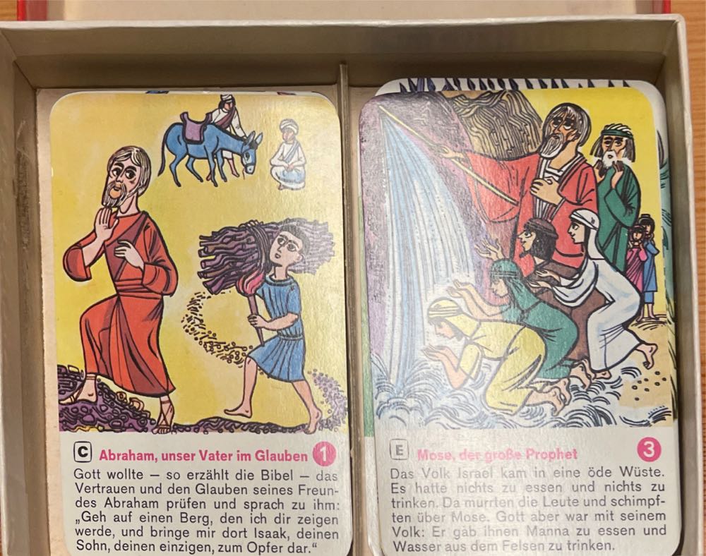 Bibel-quartett Altes Testament  (2-4) board game collectible - Main Image 2