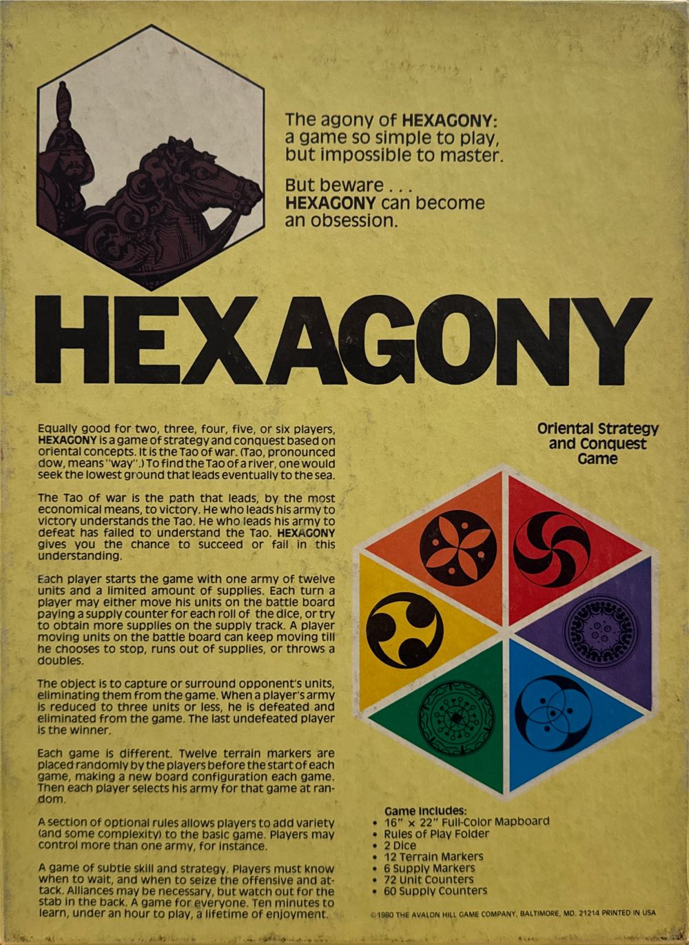 Hexagony  (2-6) board game collectible - Main Image 2
